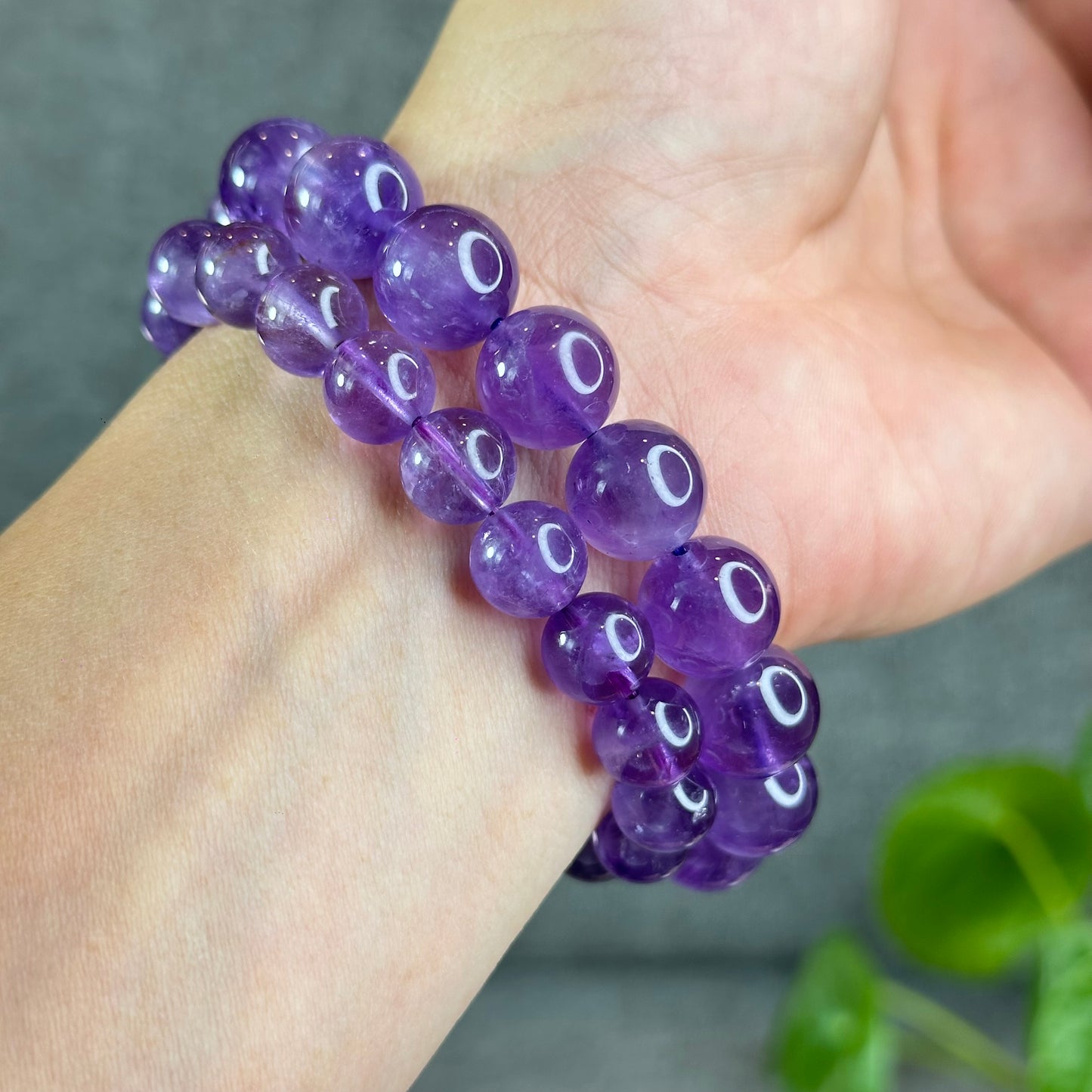 Natural Amethyst VIP Bracelet Size 12.3 mm