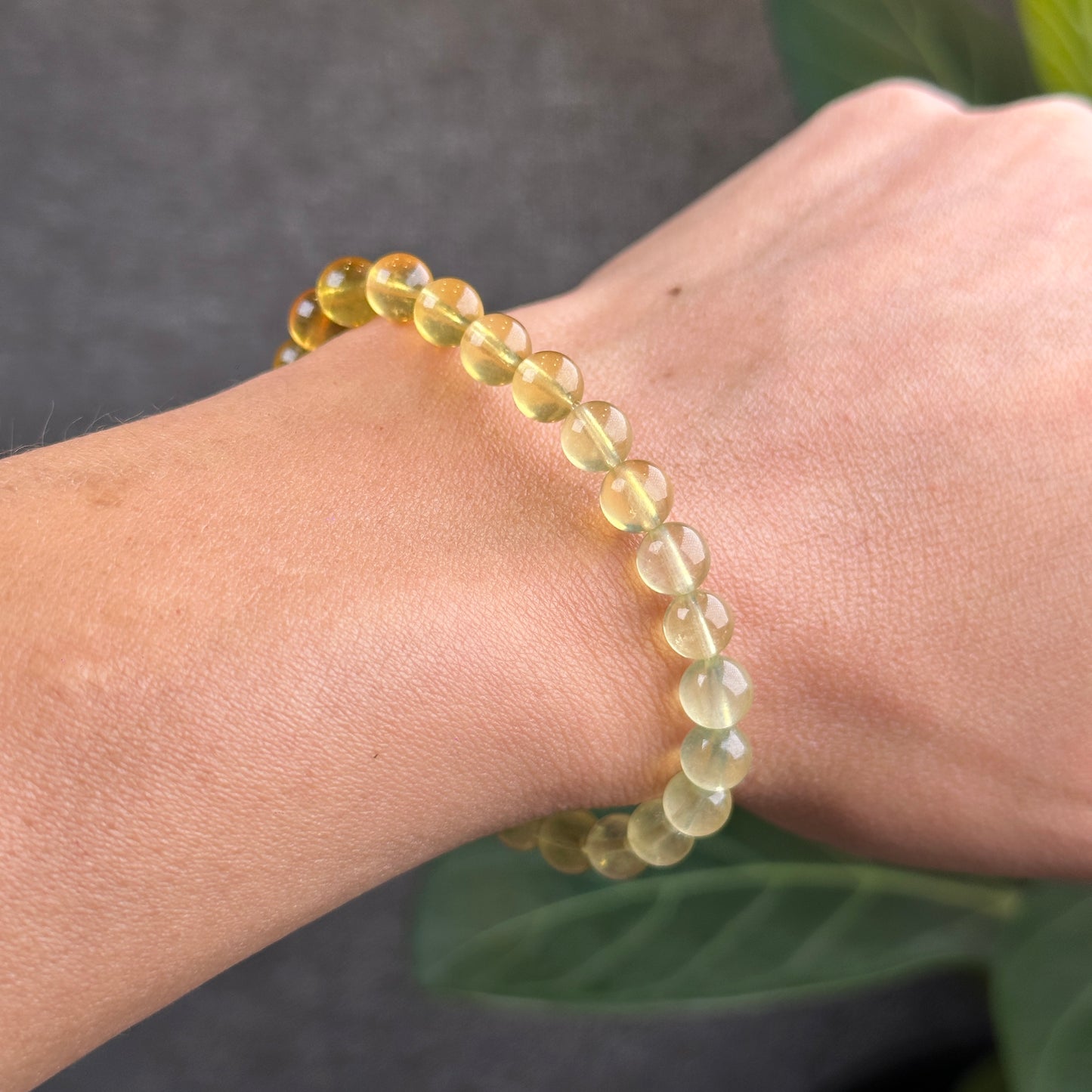 Natural Heliodor Bracelet Size 7 mm