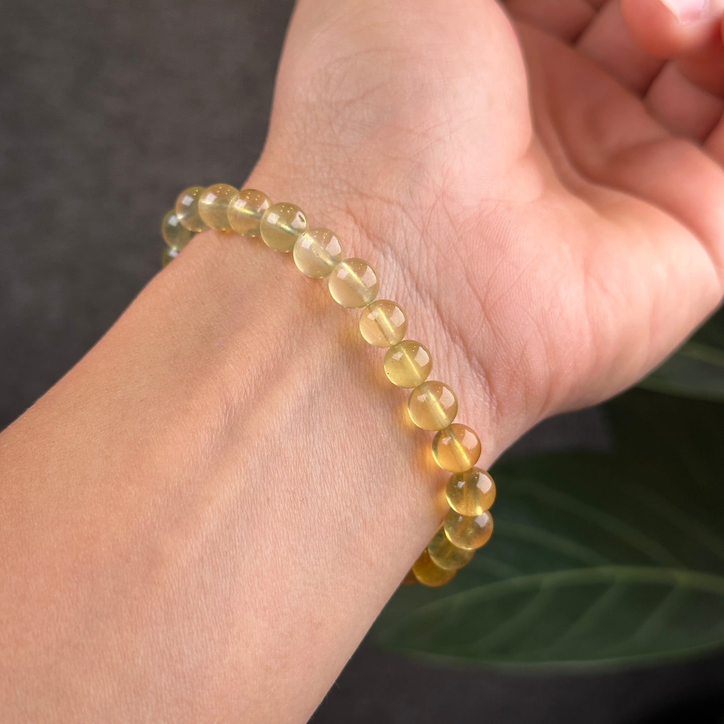 Natural Heliodor Bracelet Size 7 mm