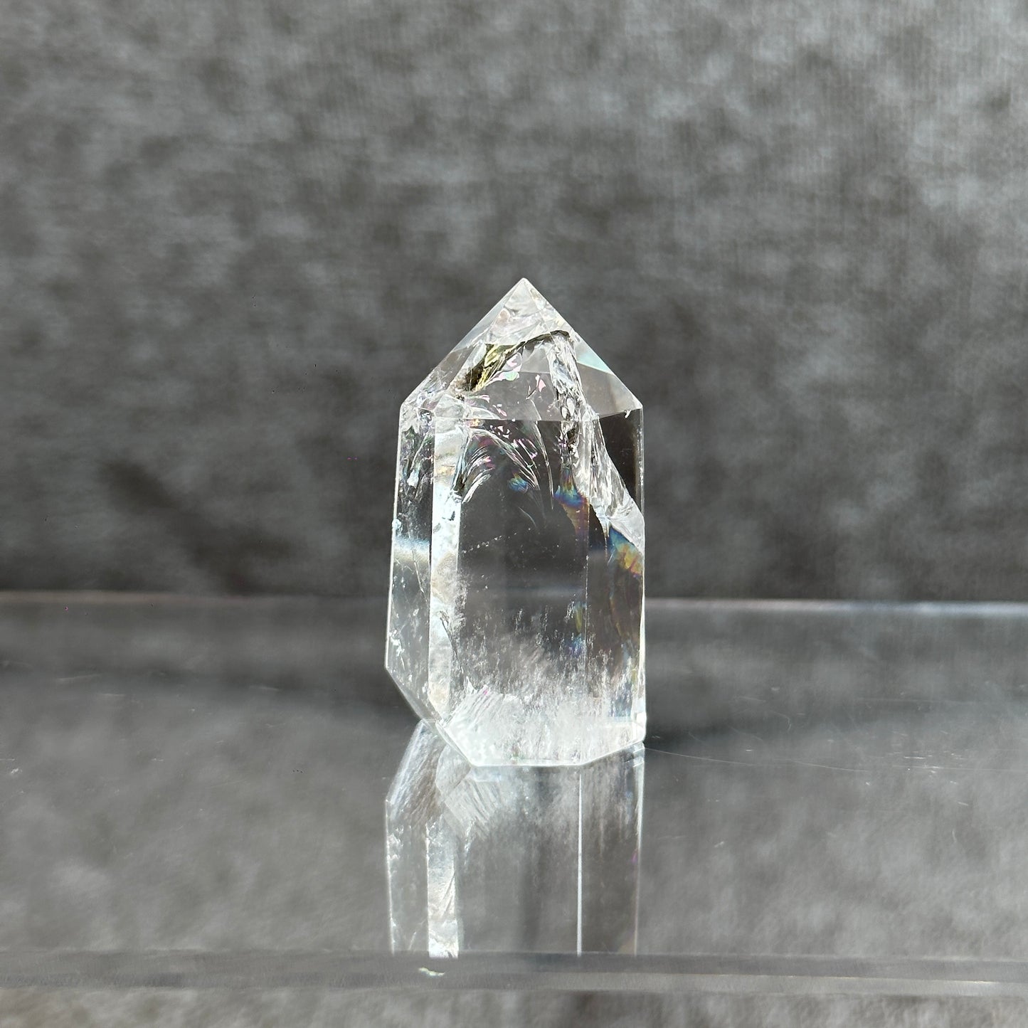 Natural Clear Quartz Tower