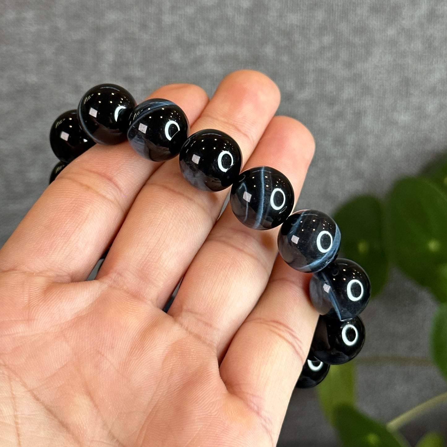 Bracelet VIP Oeil de Tigre Bleu Taille 14,5 mm