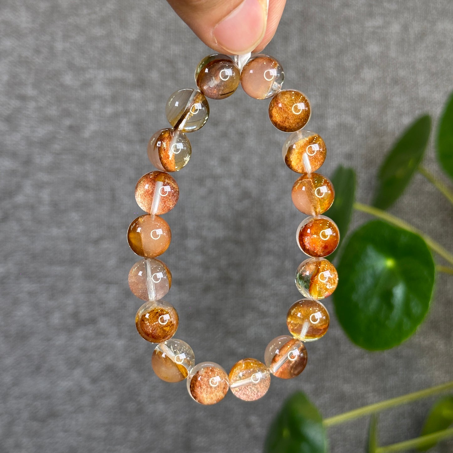 Natural Amphibole Golden Healer Bracelet Size 11 mm