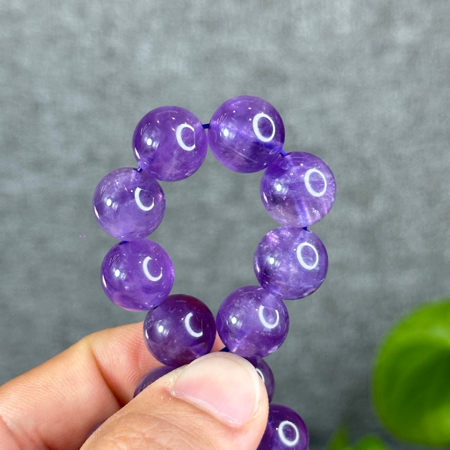 Natural Amethyst VIP Bracelet Size 12.3 mm