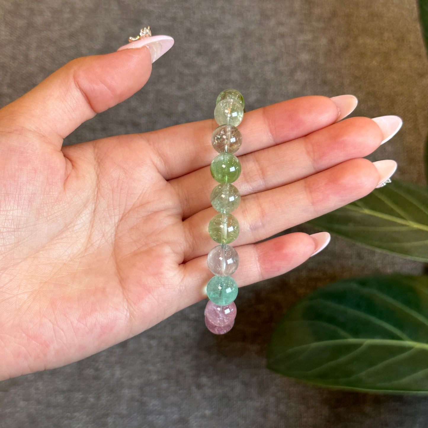 Macaron Tourmaline Bracelet Size 9.8 mm with Gem Review Certificate