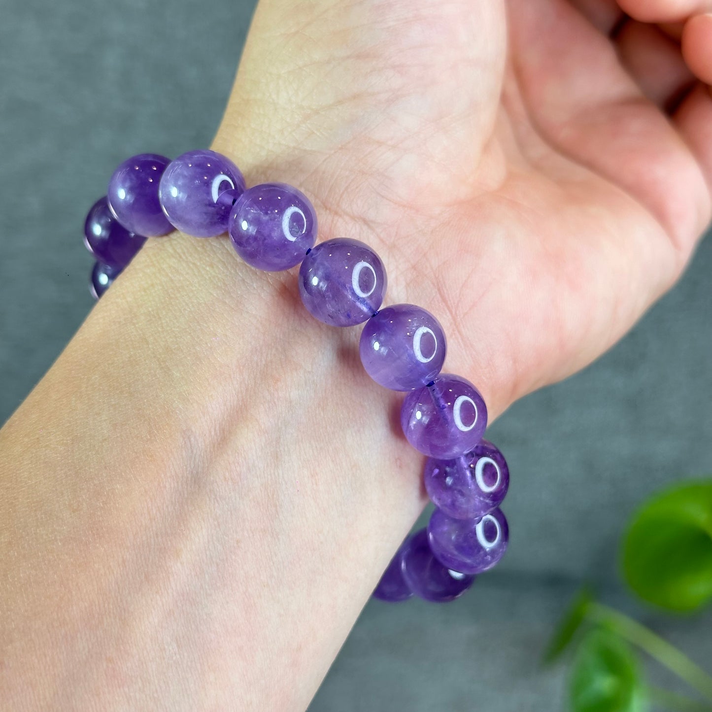 Natural Amethyst VIP Bracelet Size 12.3 mm