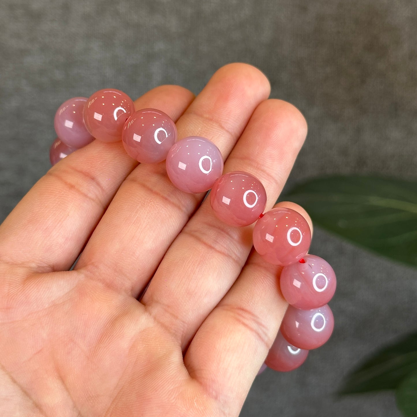 Bracelet en agate Yanyuan taille 12,5 mm