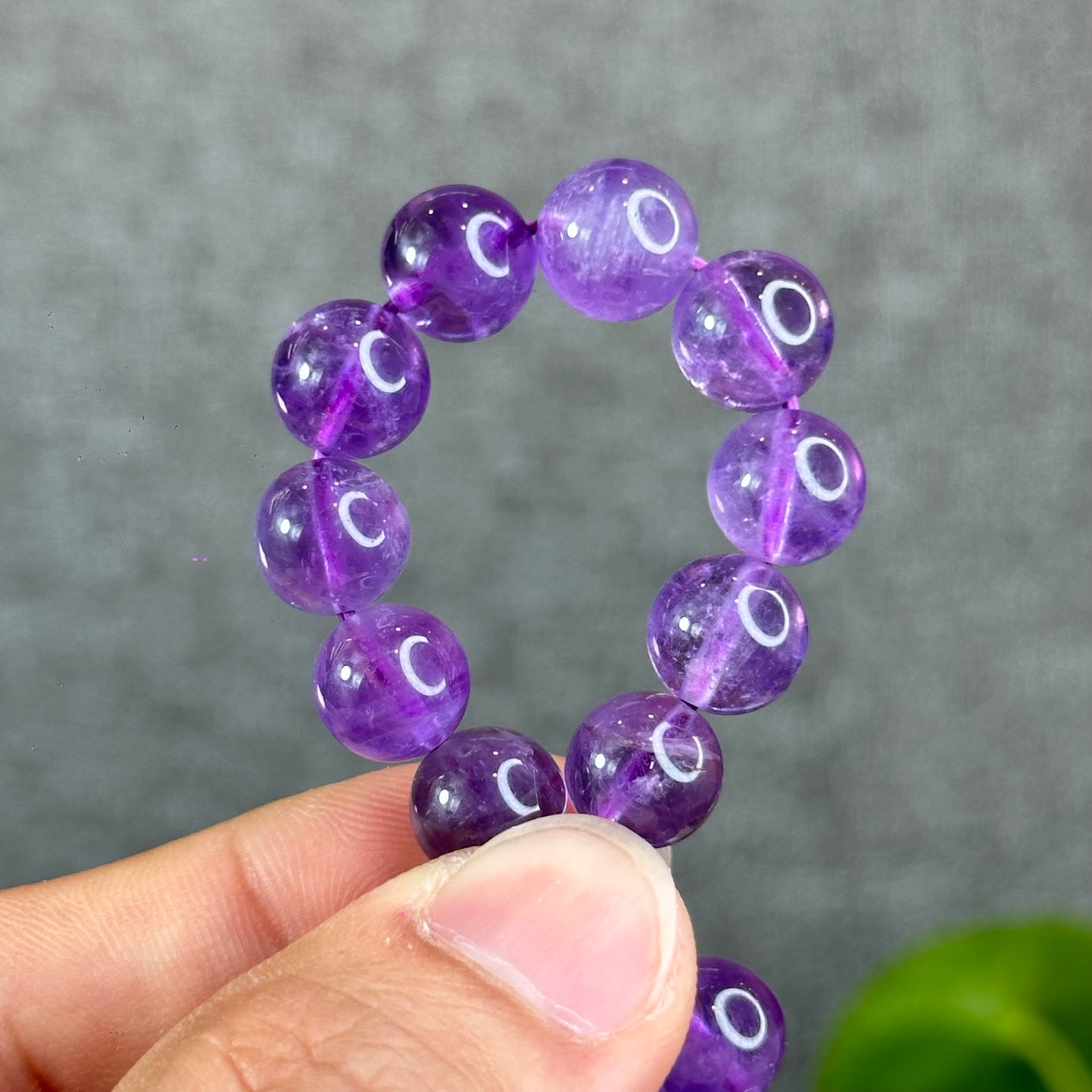 Natural Amethyst VIP Bracelet Size 9.5-10 mm