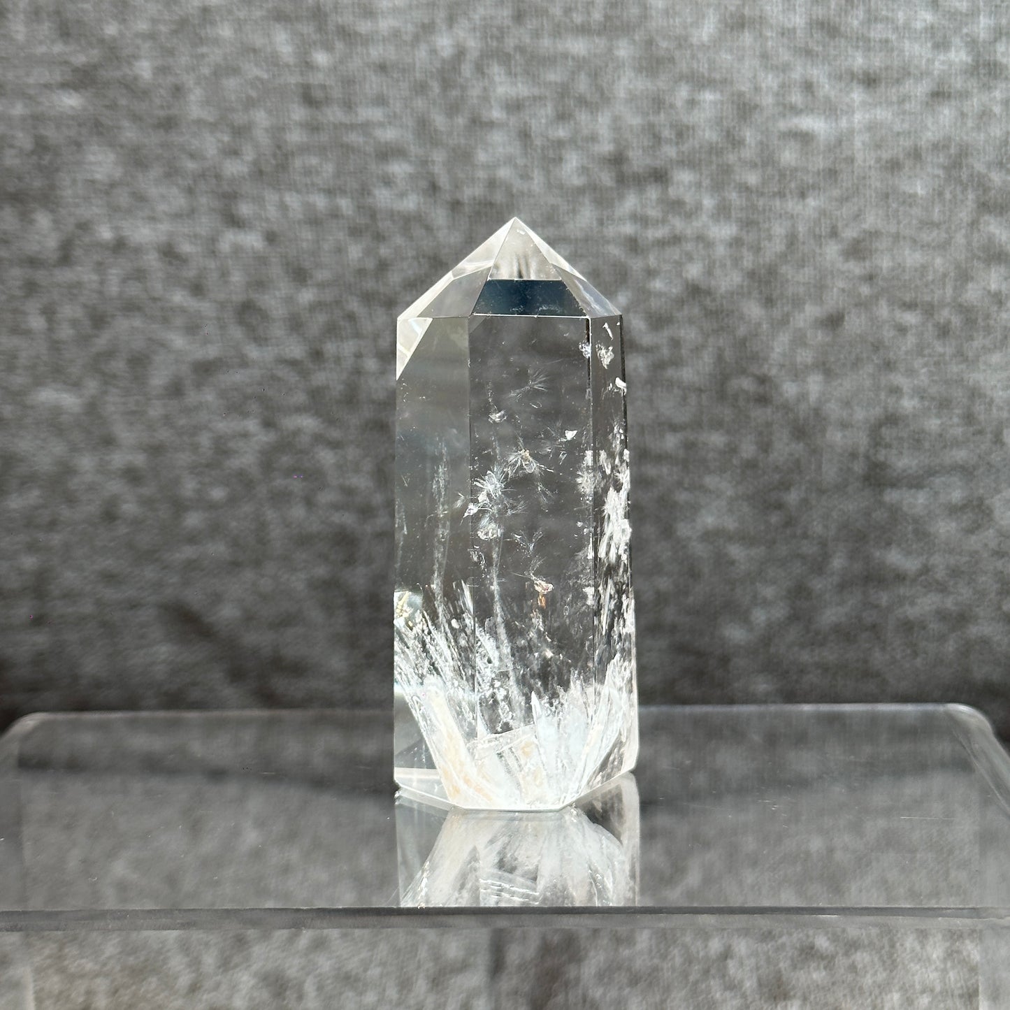 Natural Clear Quartz Tower