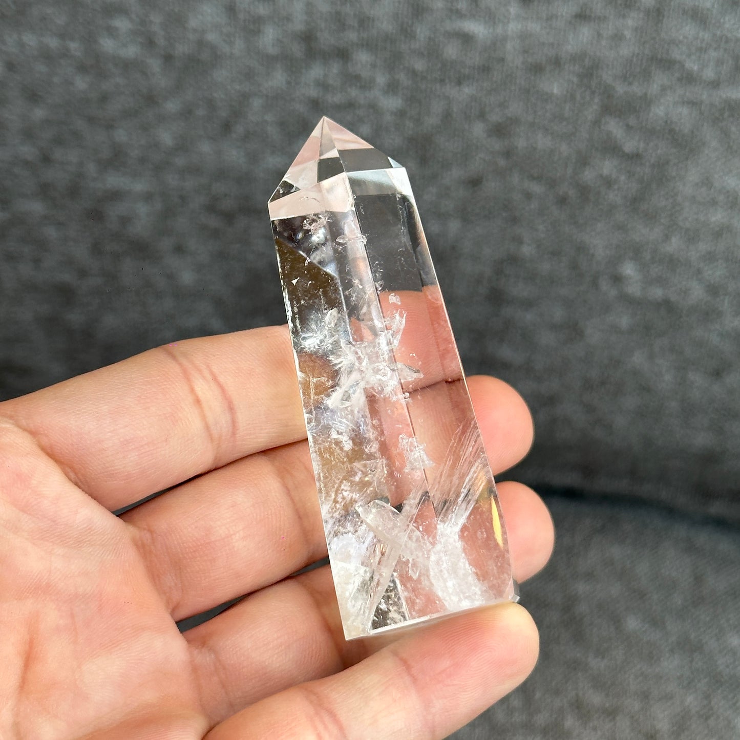 Natural Clear Quartz Tower