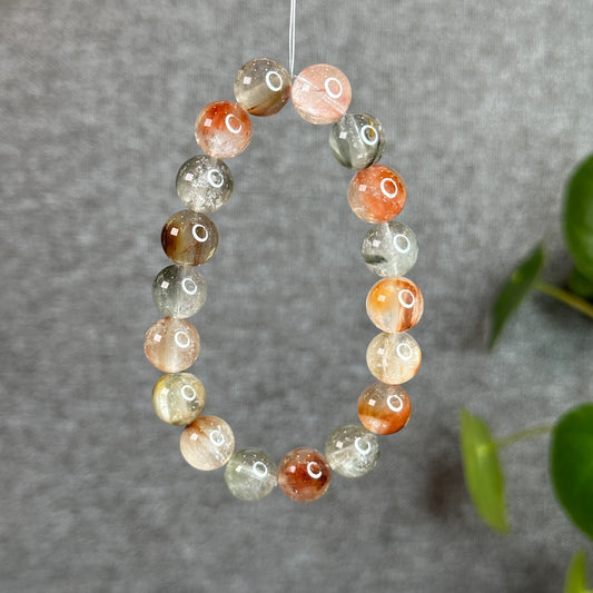 Rainbow Natural Rabbit Hair Amphibole Quartz Size 11 mm