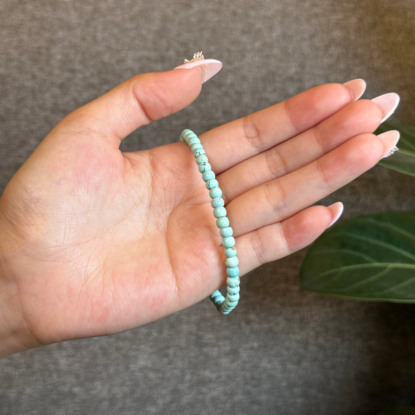 Natural Turquoise Bracelet Size 4.5 mm
