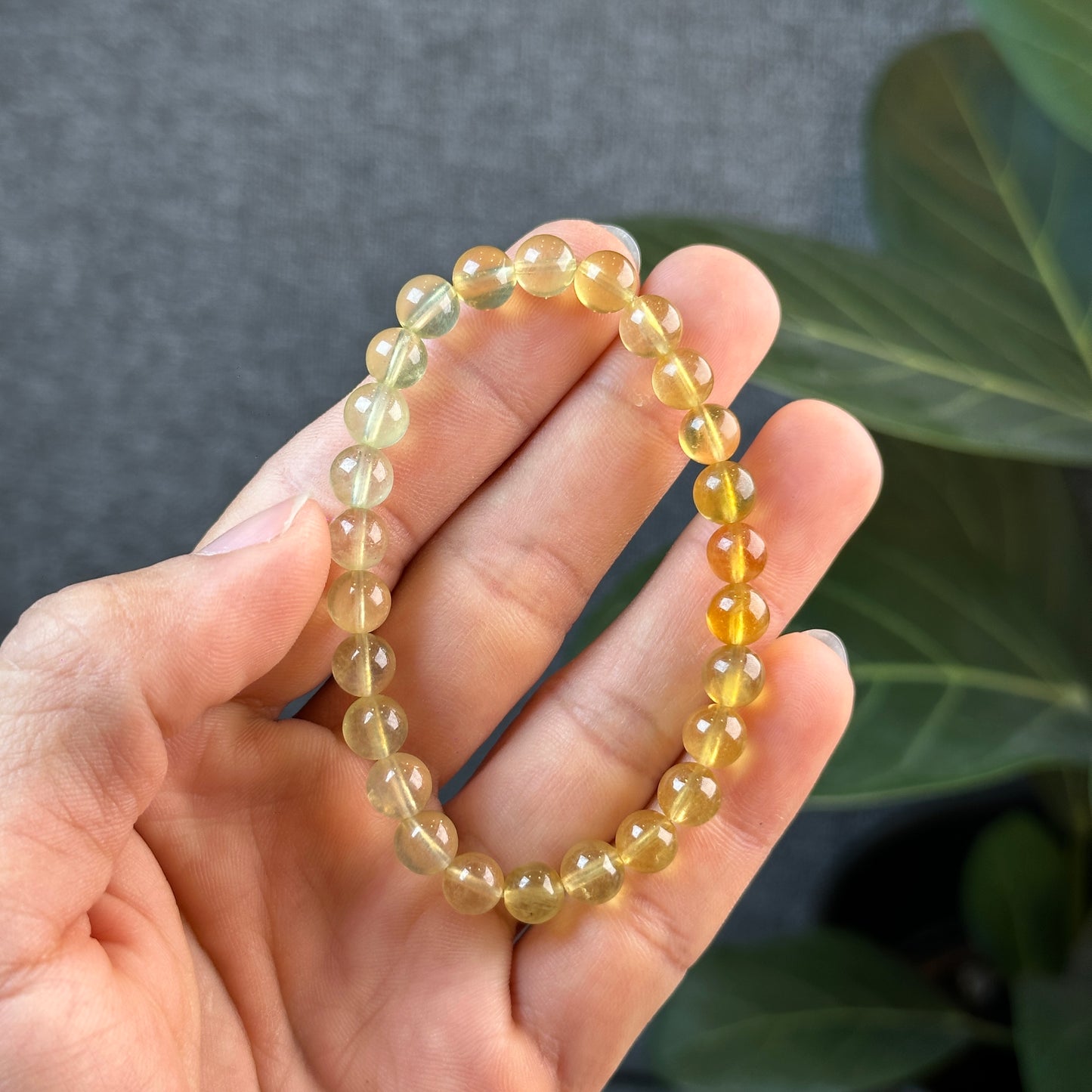 Natural Heliodor Bracelet Size 7 mm