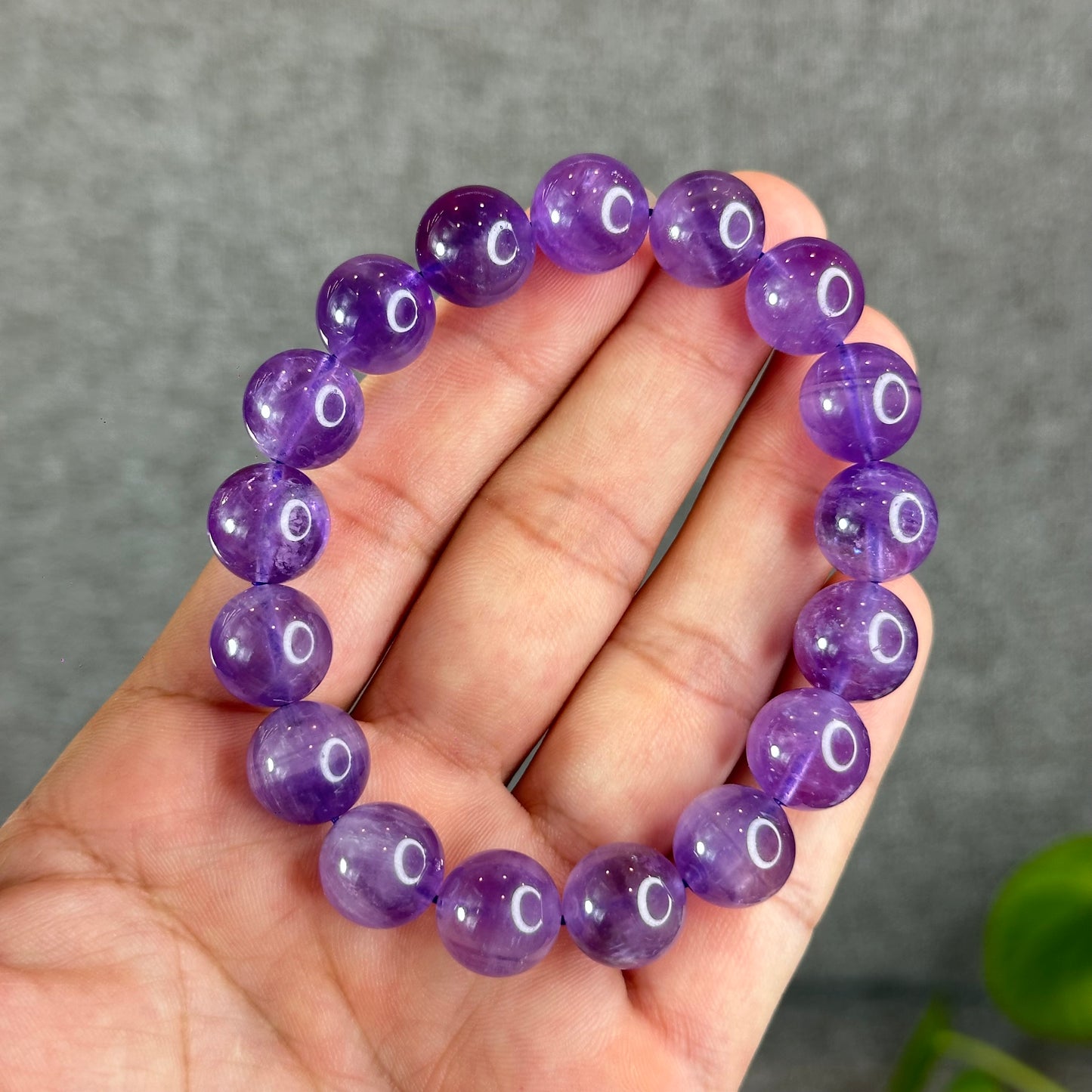 Natural Amethyst VIP Bracelet Size 12.3 mm