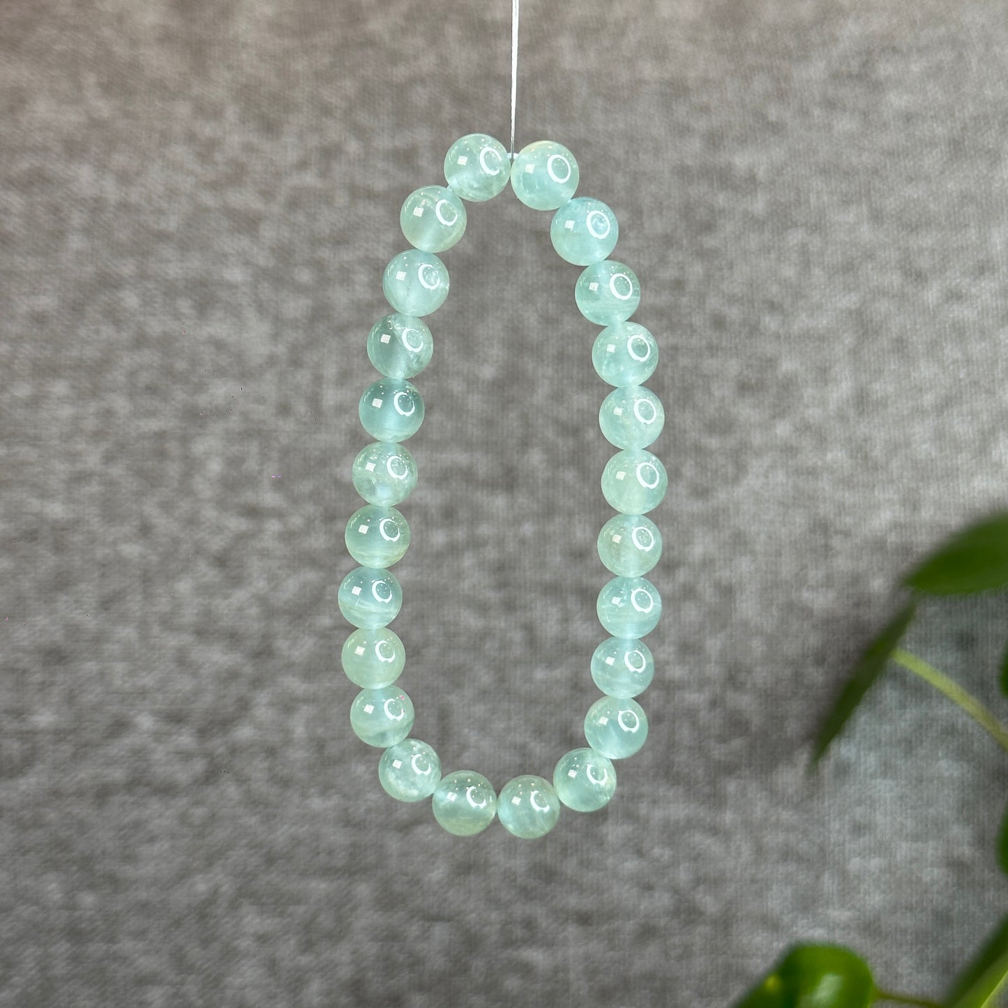 Seafoam Natural Aquamarine Strand Size 8mm From Brazil