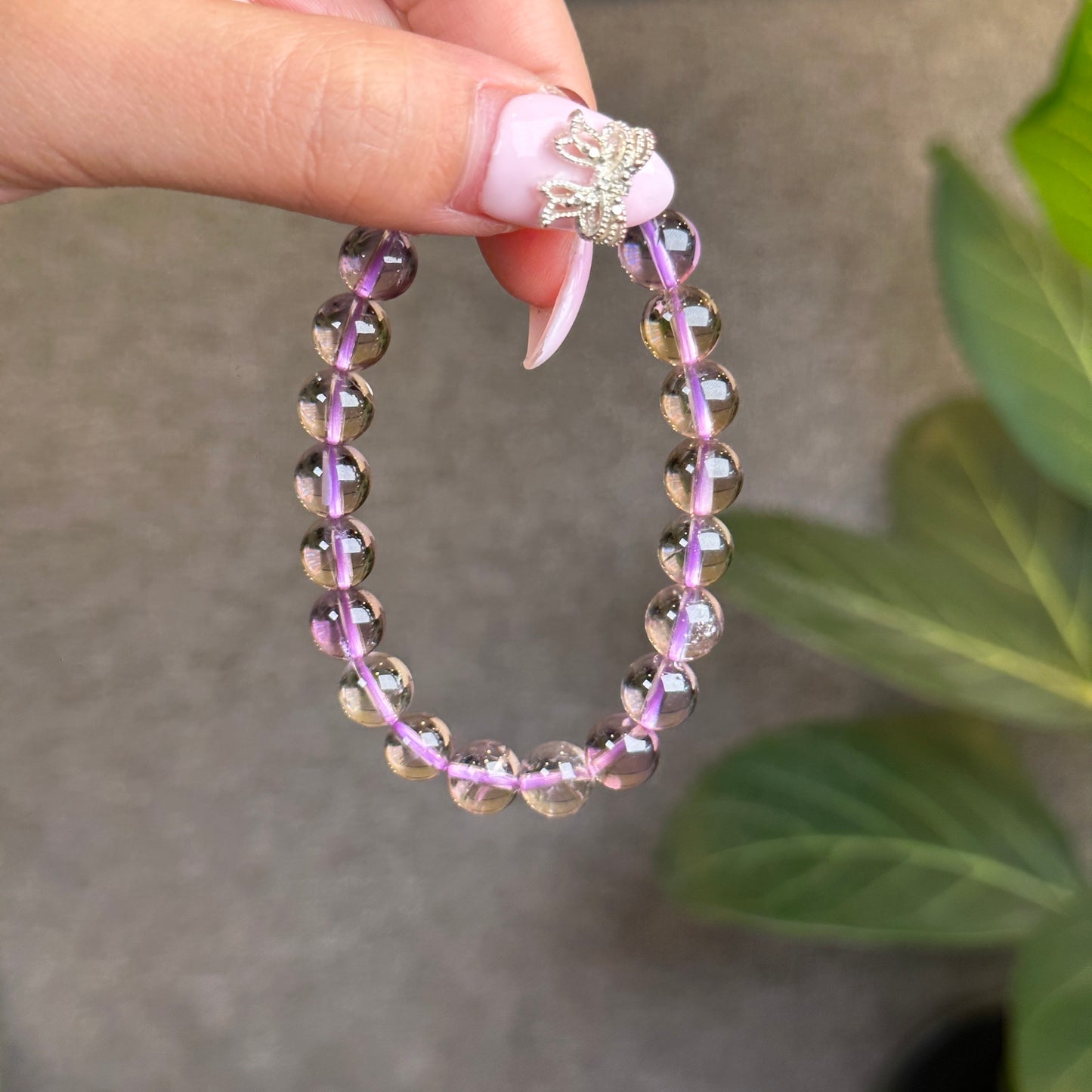 Natural Ametrine Bracelet Size 8 mm