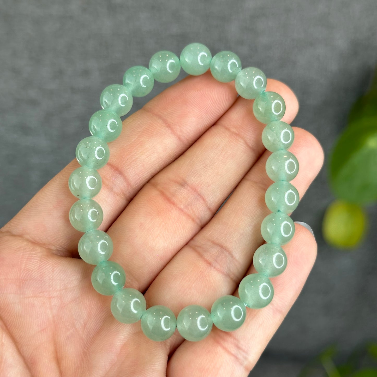 Natural Green Aventurine Bracelet Size 8 mm