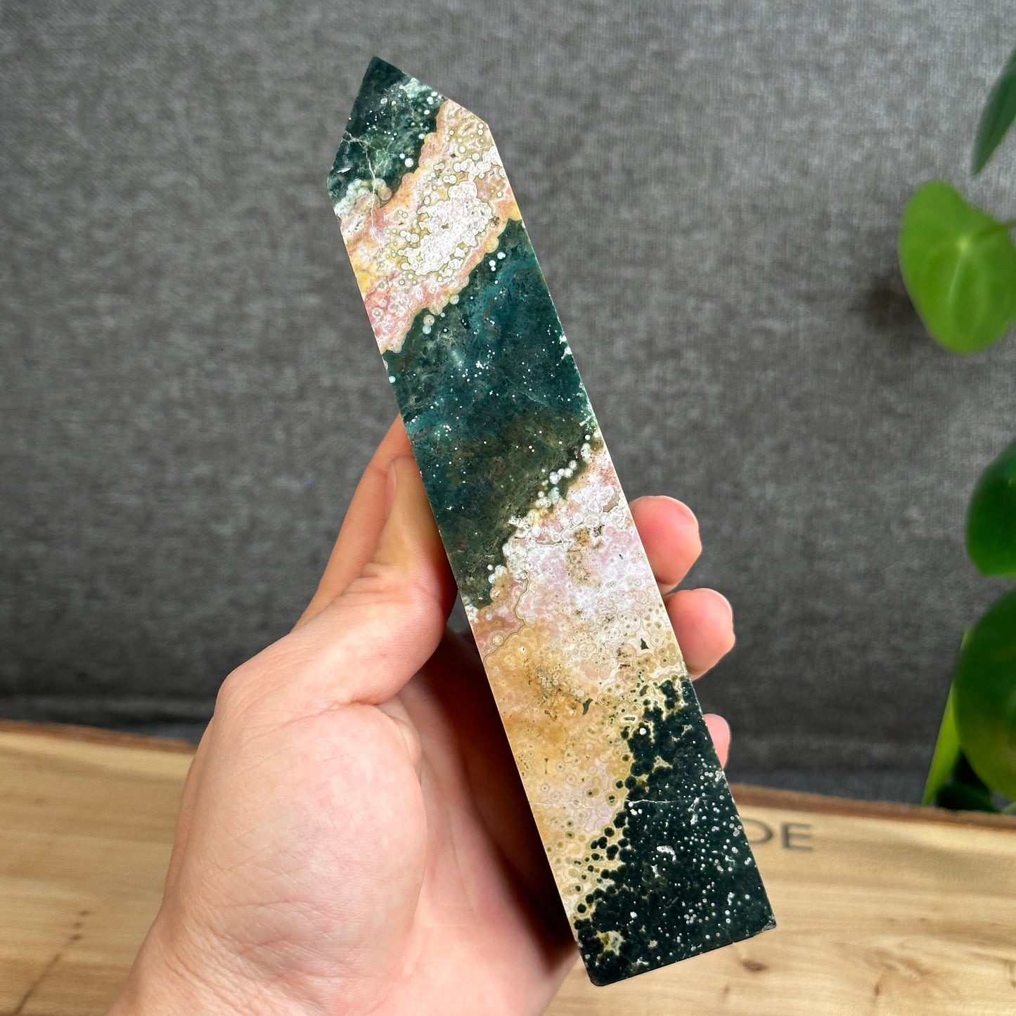 Natural Ocean Jasper Tower