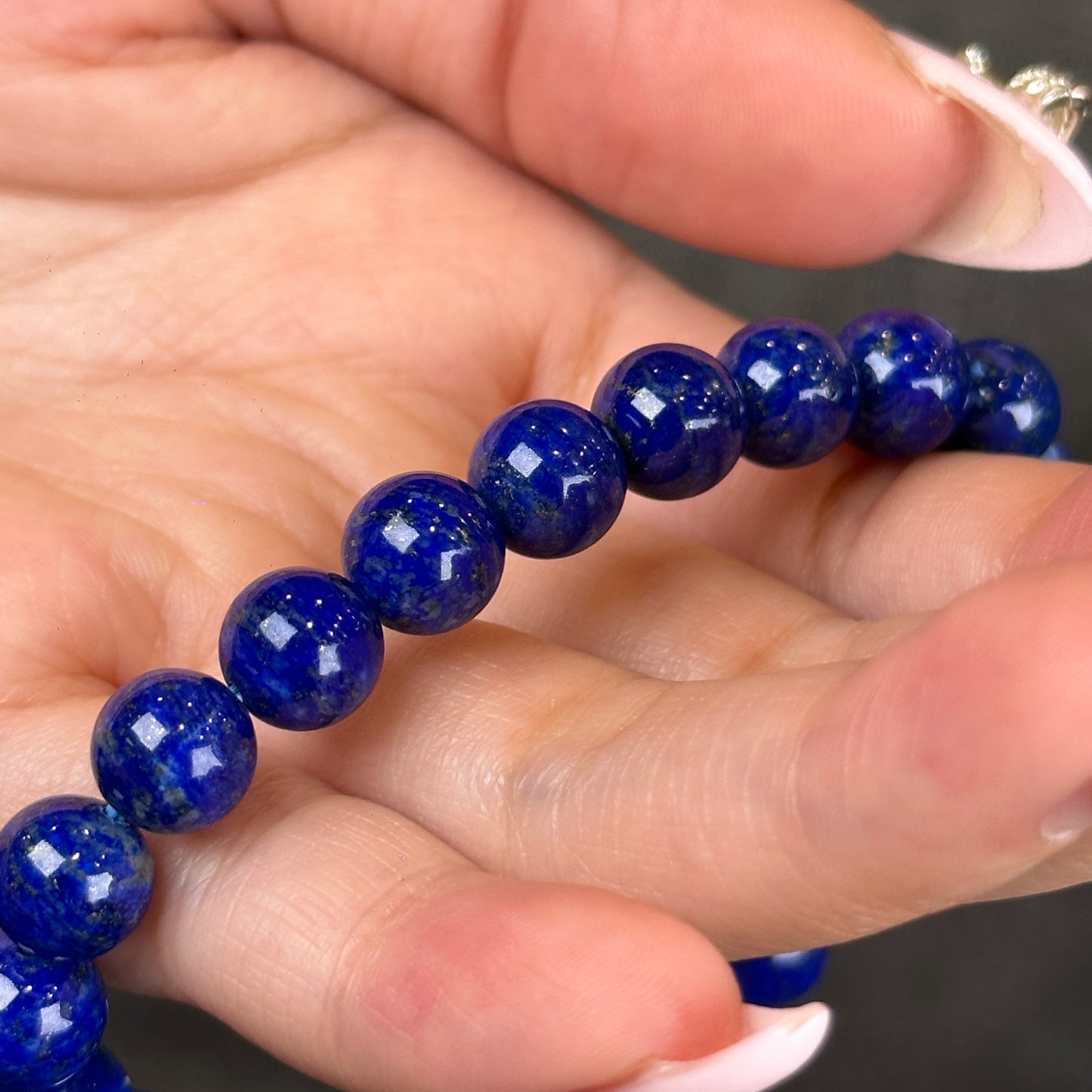 Natural Lapis Lazuli Bracelet Size 8 mm