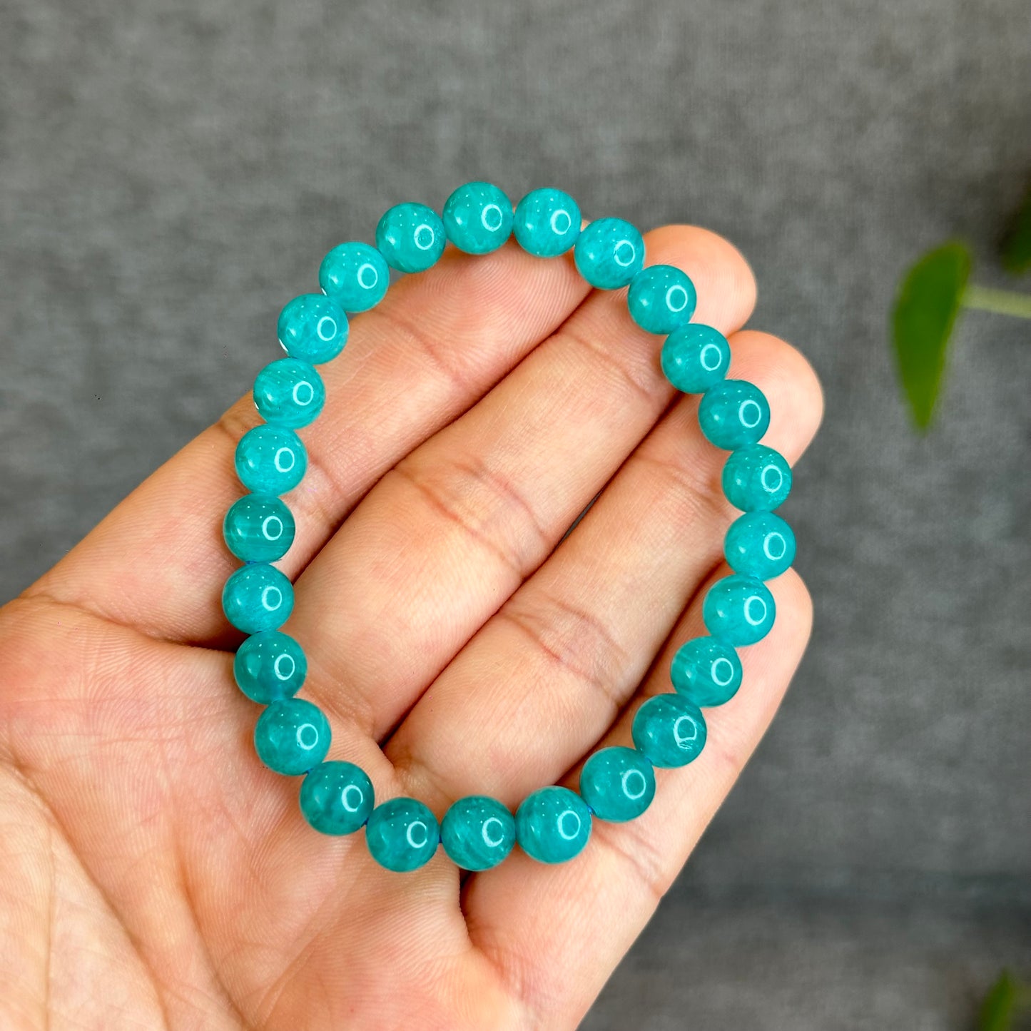 Natural Amazonite Bracelet 7.5 mm