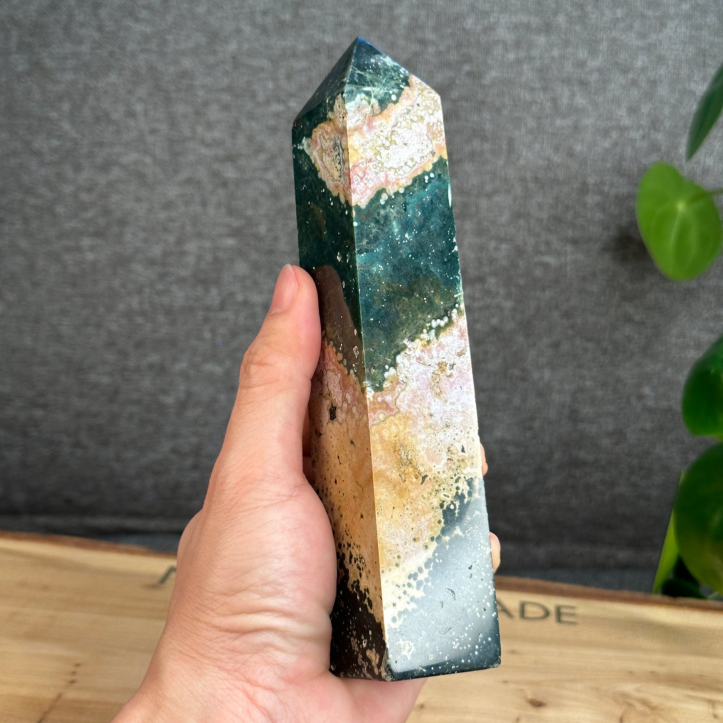 Natural Ocean Jasper Tower