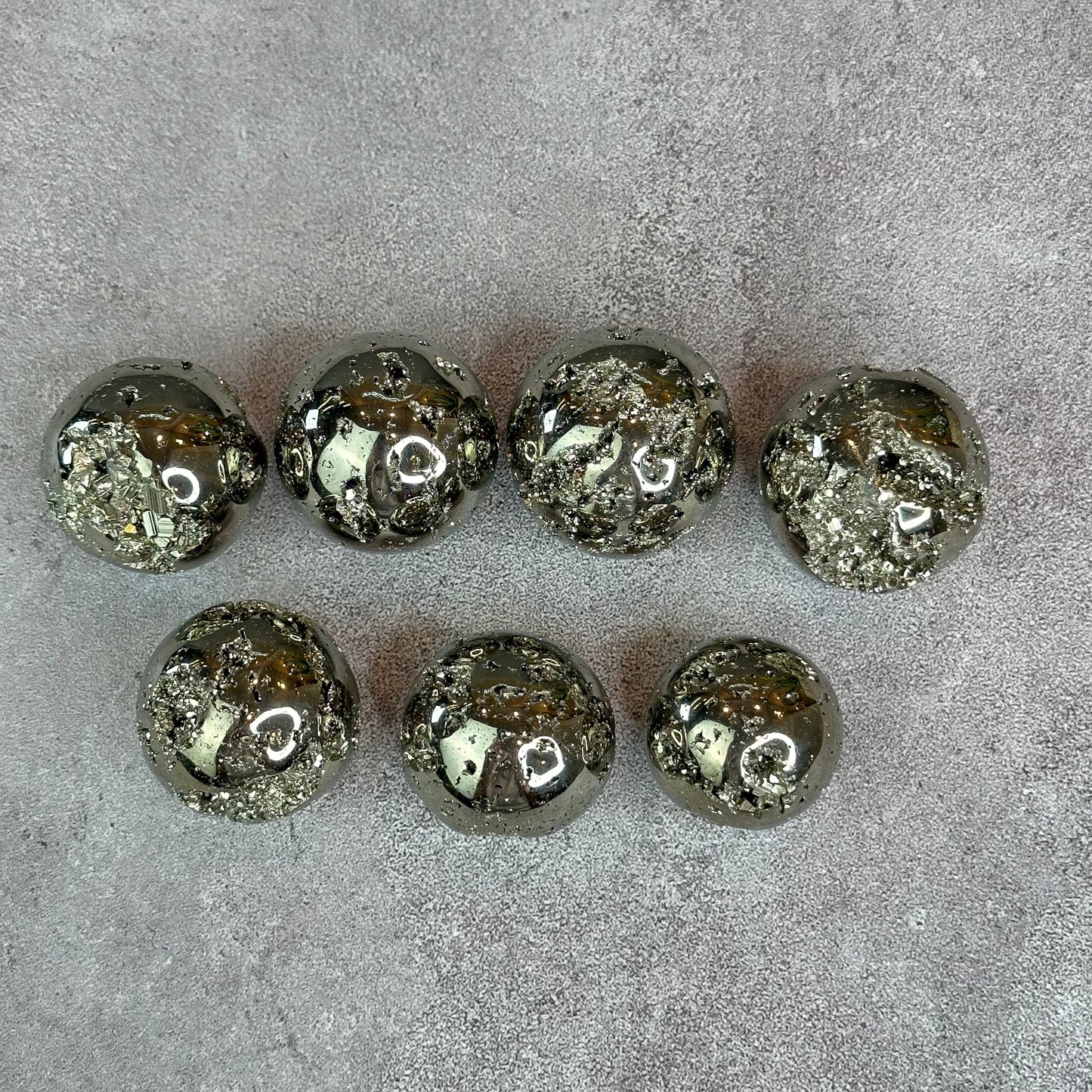 Natural Pyrite Sphere - High Quality