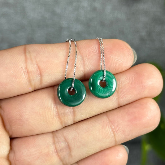 Dong Dieu Natural Malachite Earrings