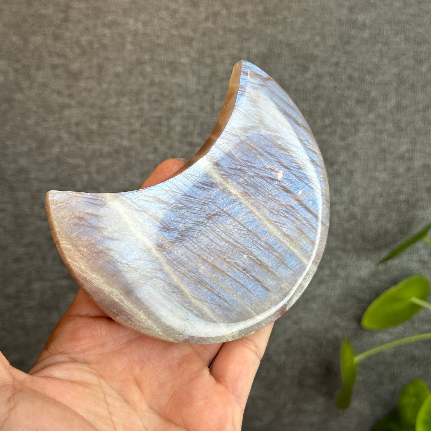 Natural Brown Moonstone Moon