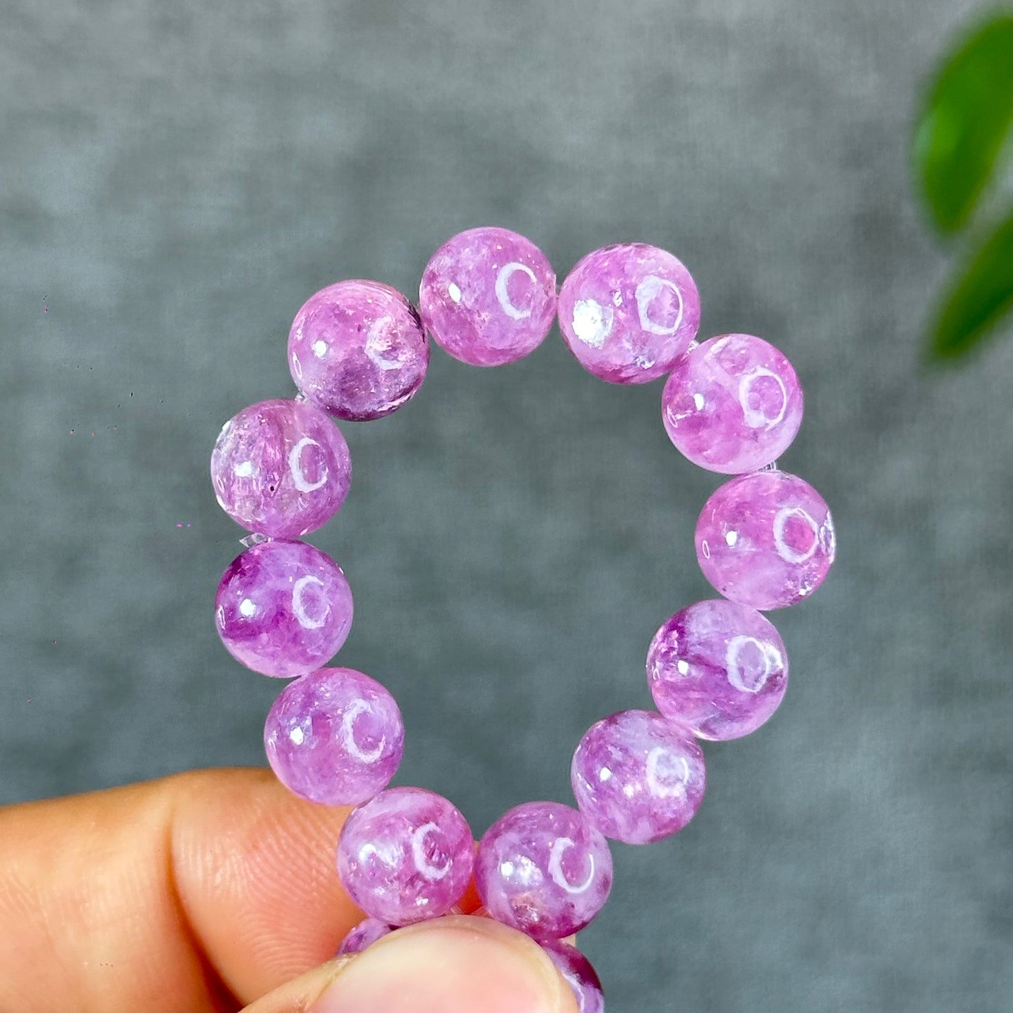 Natural Lepidolite Bracelet Size 8 mm