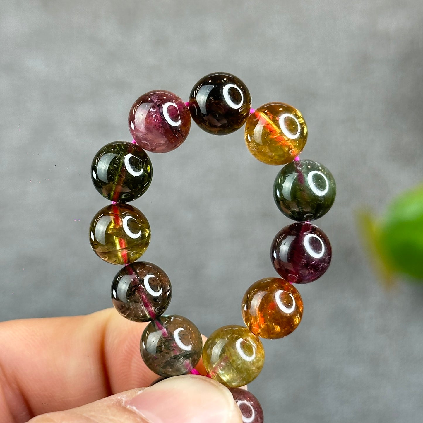 Natural Tourmaline Bracelet Size 8.8-9 mm