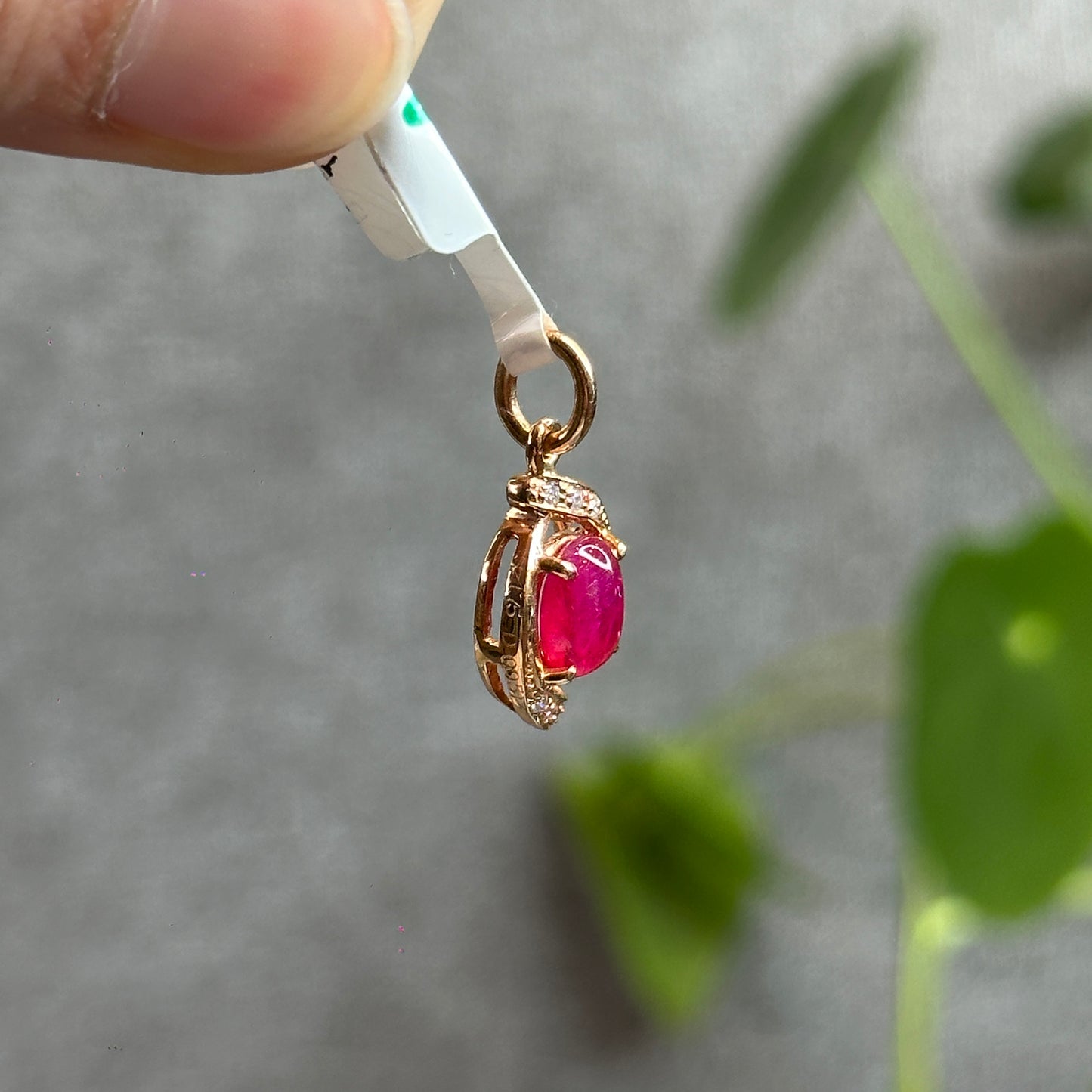 Natural Ruby Pendant