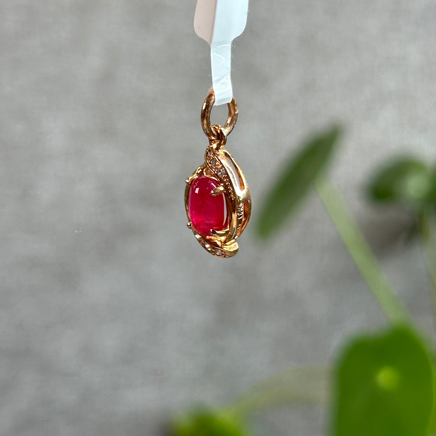 Natural Ruby Pendant
