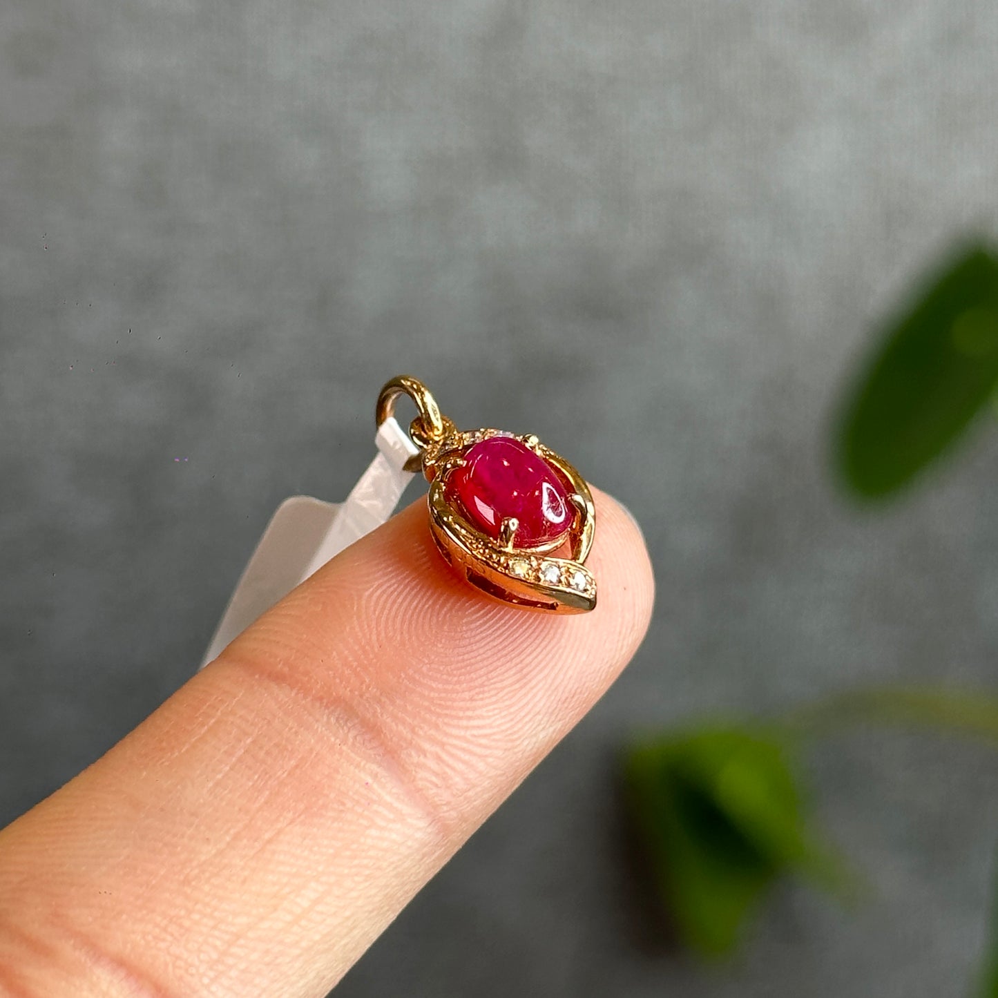 Natural Ruby Pendant