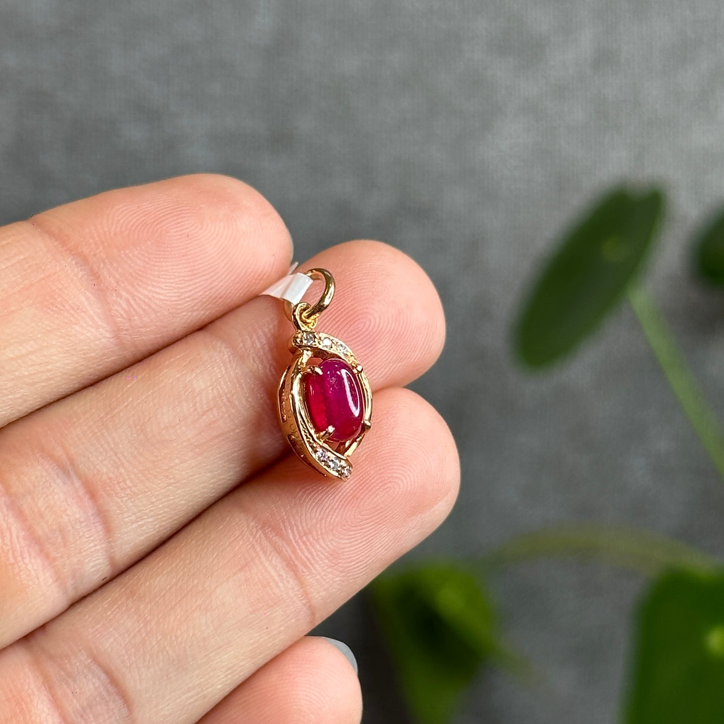 Natural Ruby Pendant