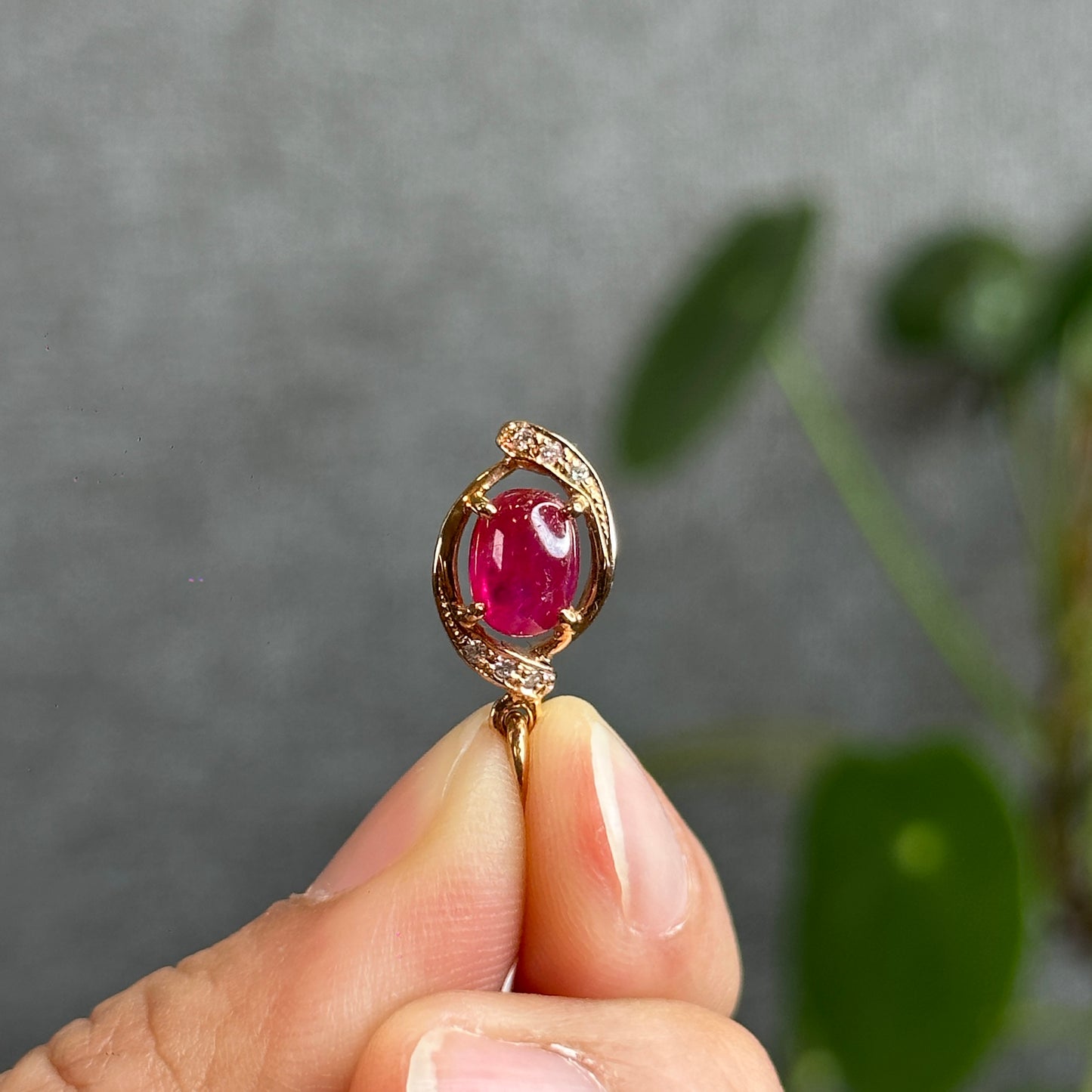 Natural Ruby Pendant