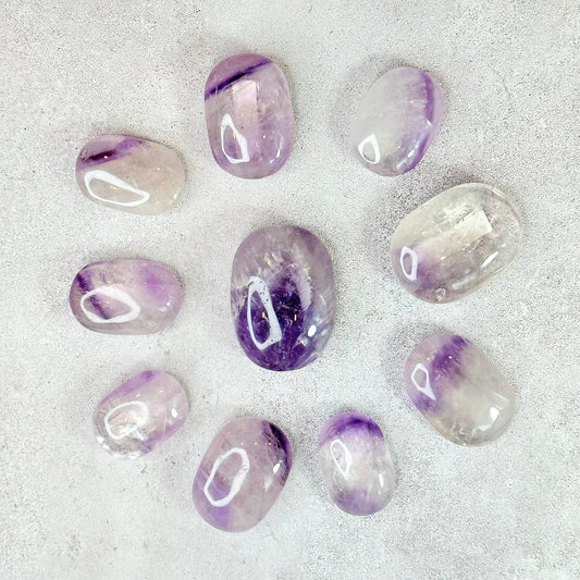 Natural Amethyst Palm Stone