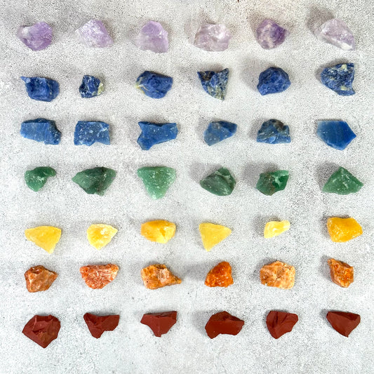7 Chakra Natural Stone Pouch