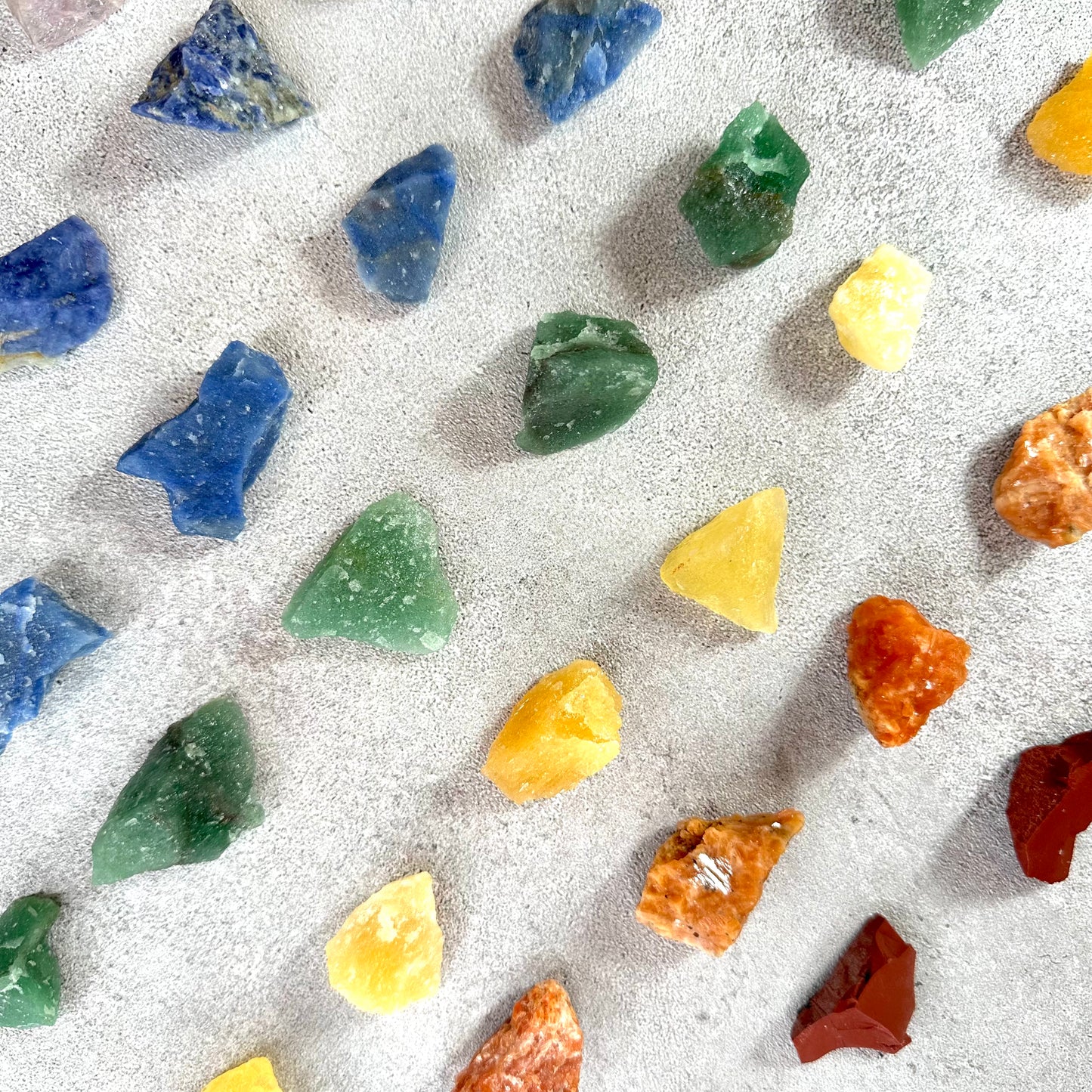 7 Chakra Natural Stone Pouch