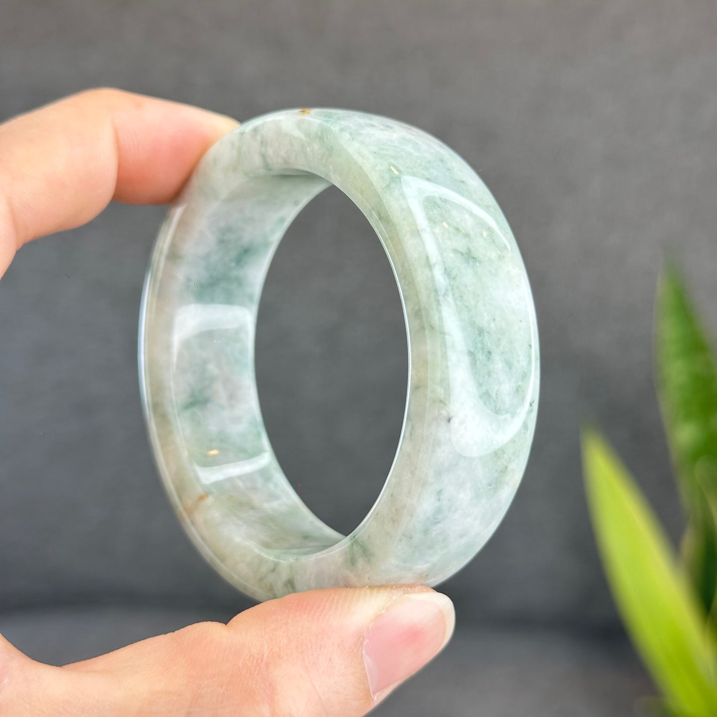 Bracelet Jadeite Jade Style Carré Taille 53 mm