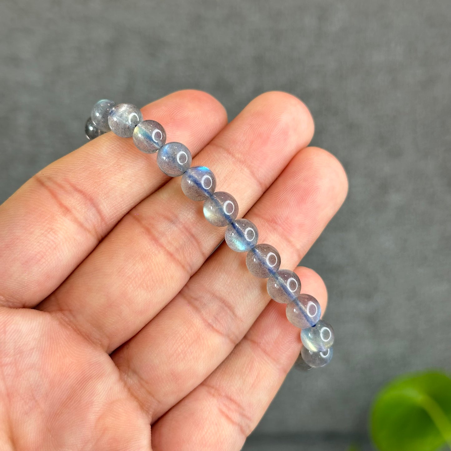 Natural Labradorite Bracelet Size 7.3 mm