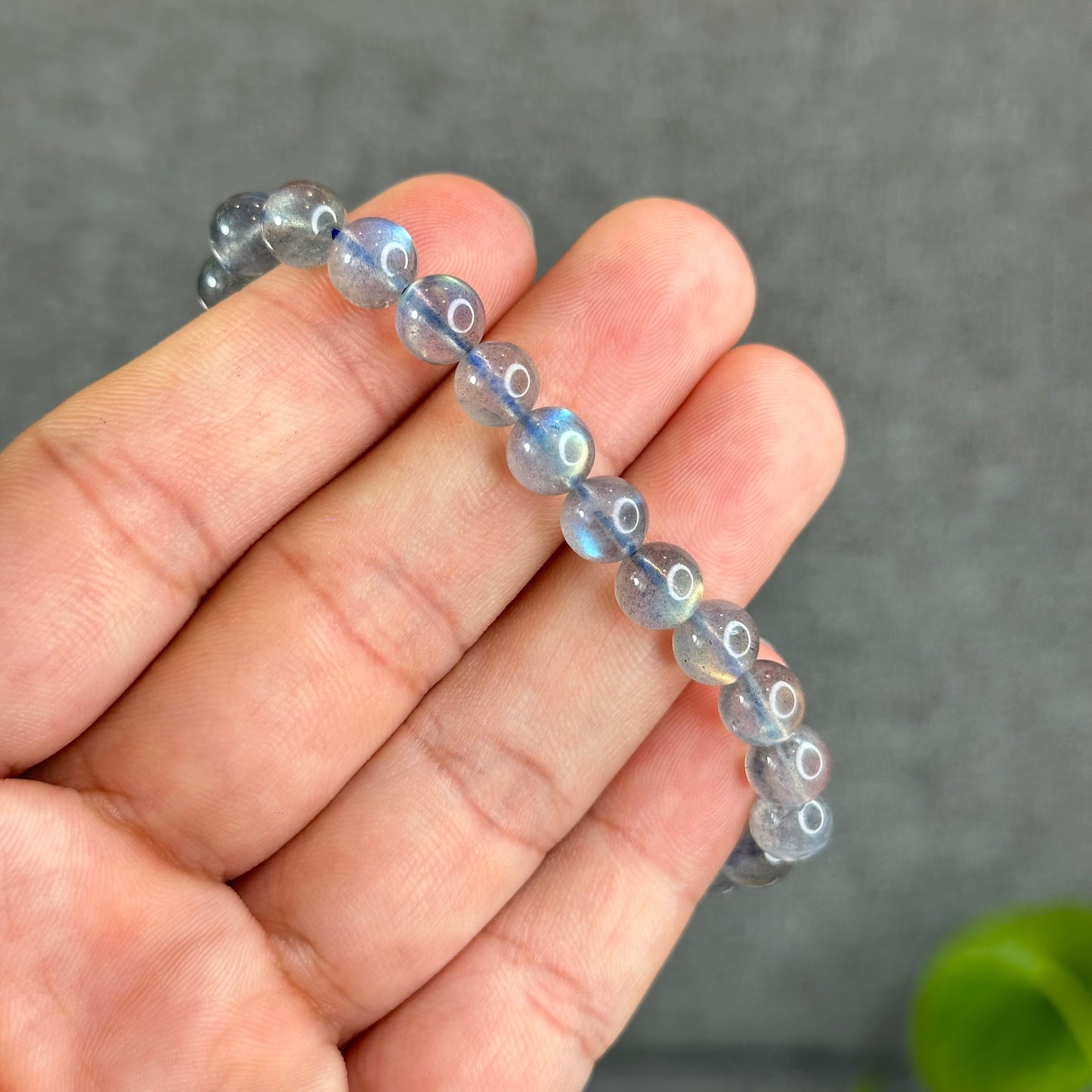 Natural Labradorite Bracelet Size 7.3 mm