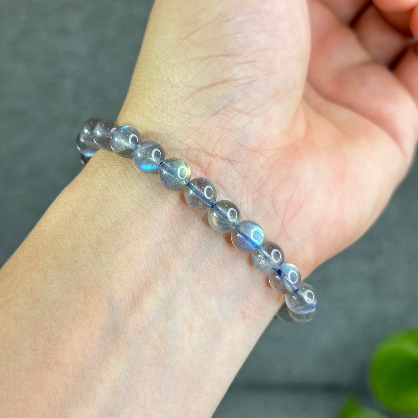 Natural Labradorite Bracelet Size 7.3 mm