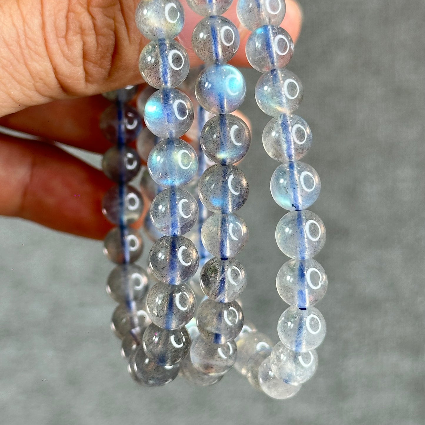 Natural Labradorite Bracelet Size 7.3 mm