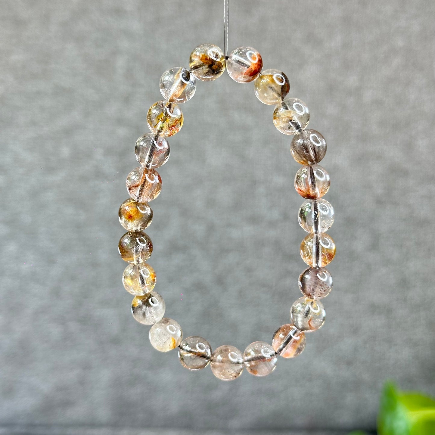 Natural Brookite with Healer Bracelet Size 8.3 mm