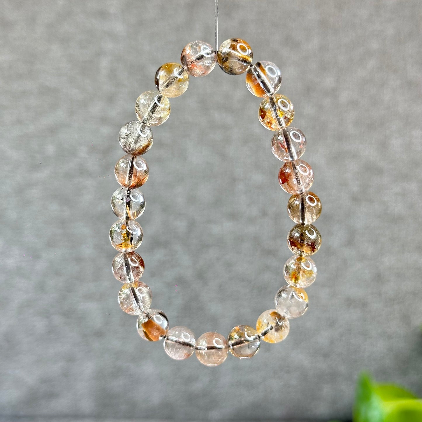 Natural Brookite with Healer Bracelet Size 8.3 mm