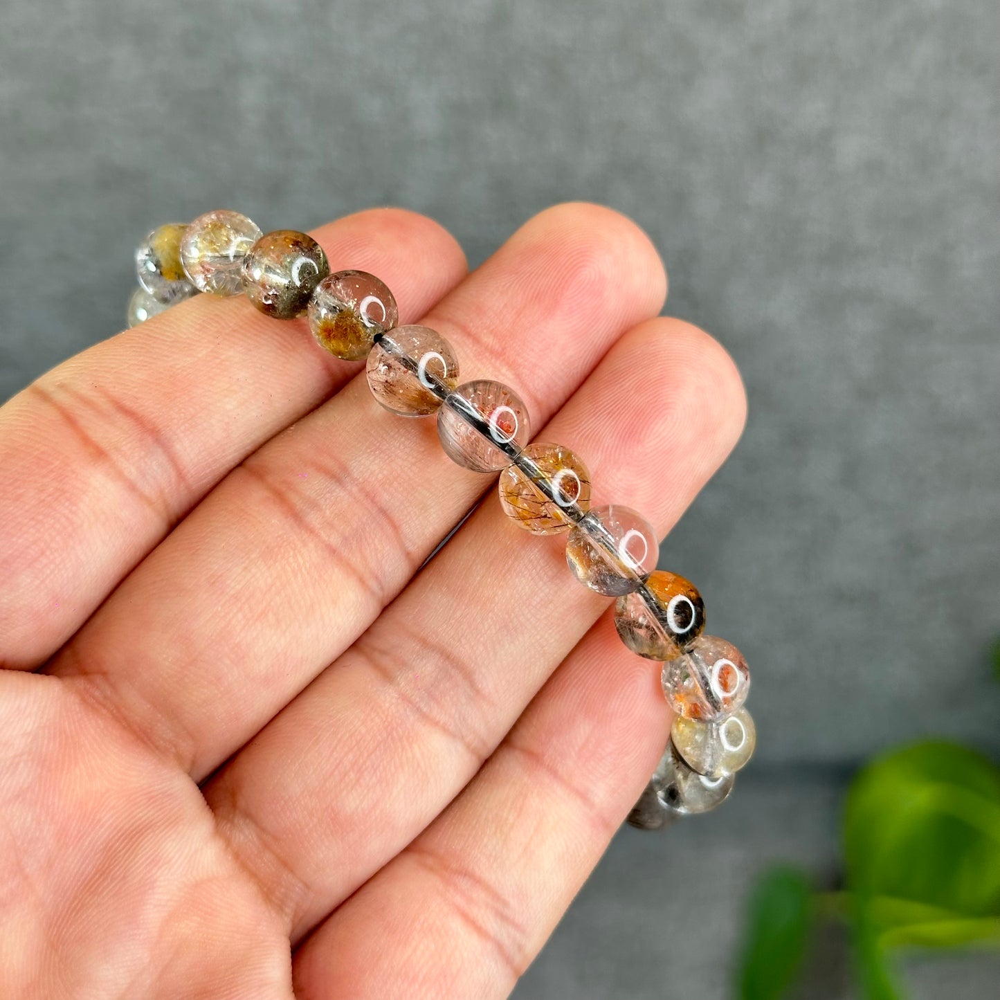 Natural Brookite with Healer Bracelet Size 8.3 mm