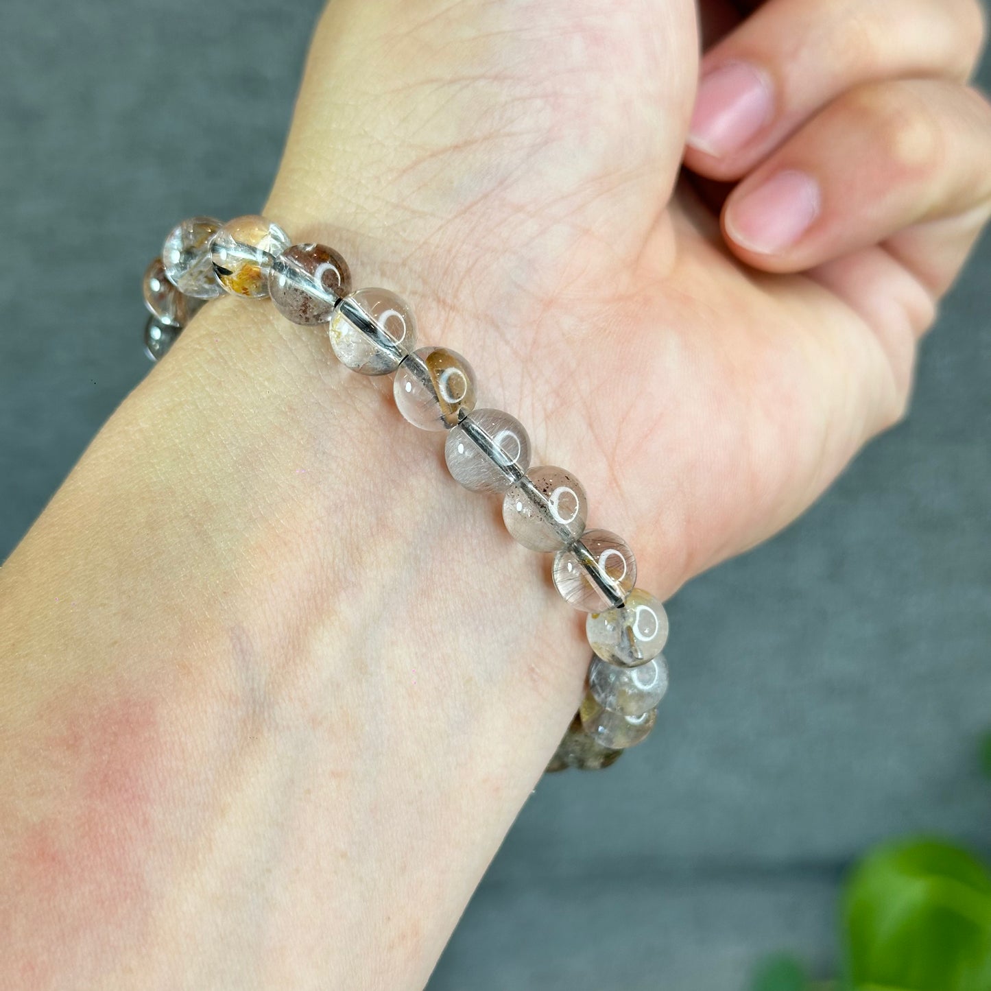 Natural Brookite with Healer Bracelet Size 8.3 mm