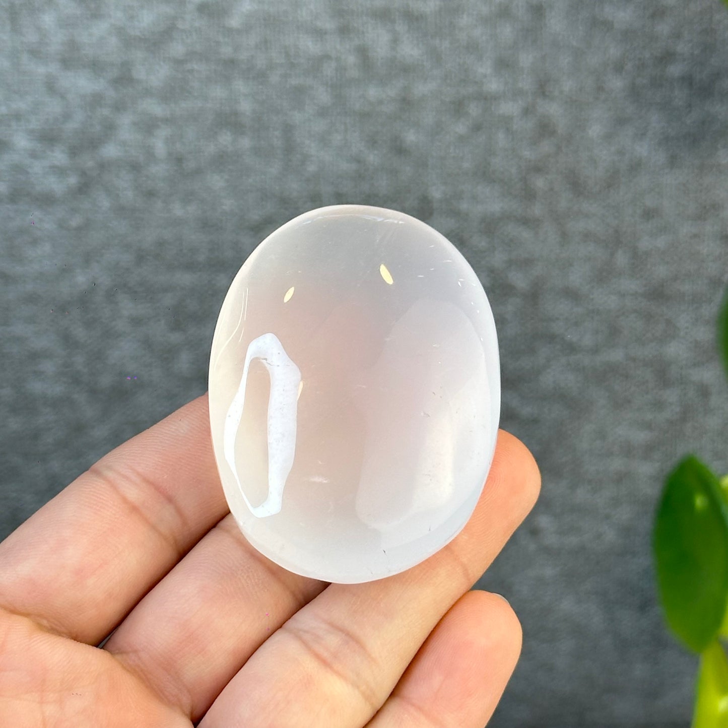 Natural Rose Quartz Palm Stone