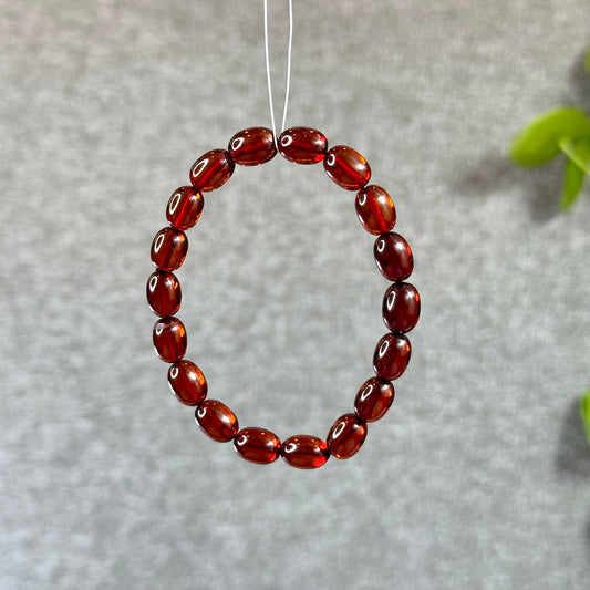 Lu Thong Natural Blood Amber Bracelet Size 7.5 mm