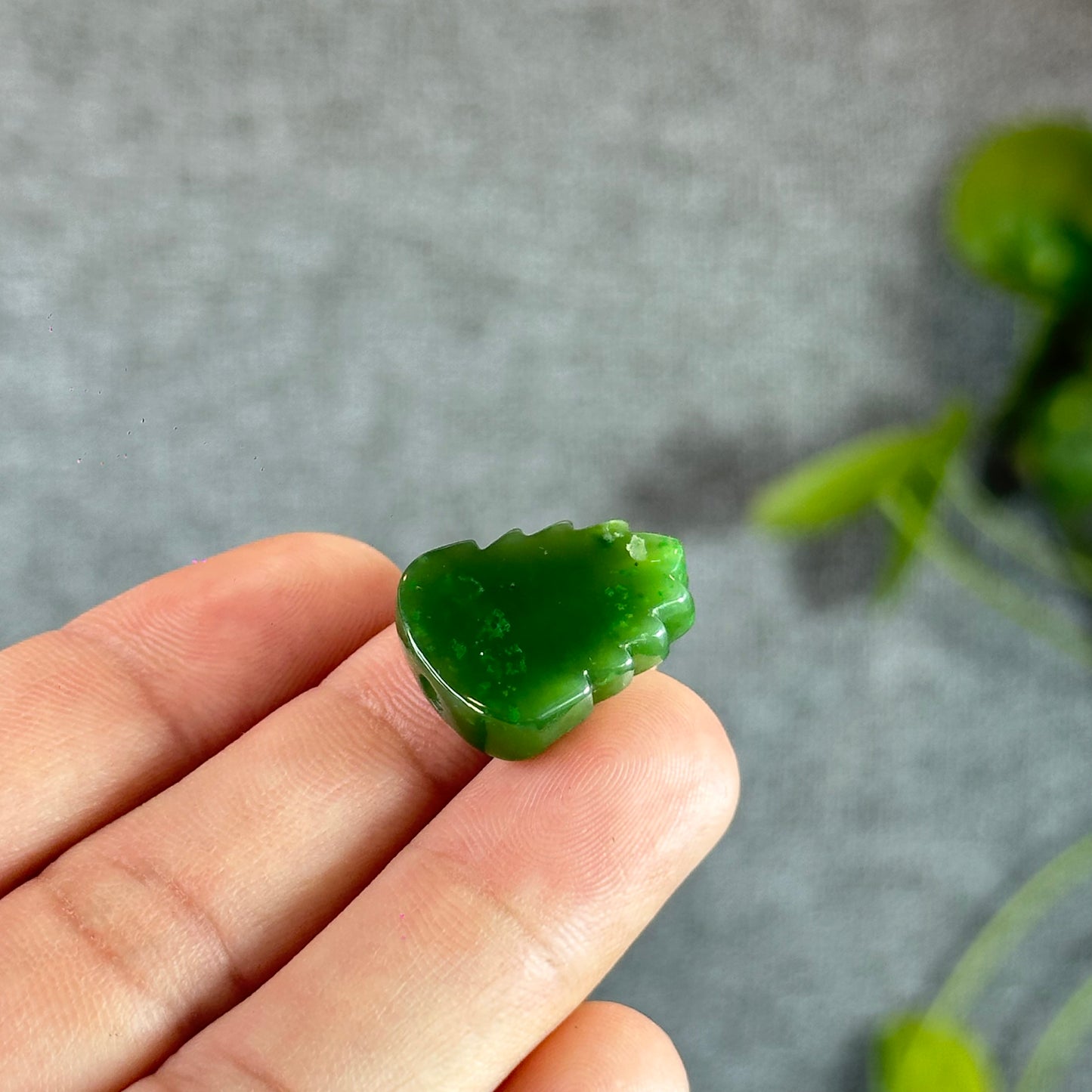 Nine Tails Natural Nephrite Jade VIP Charm