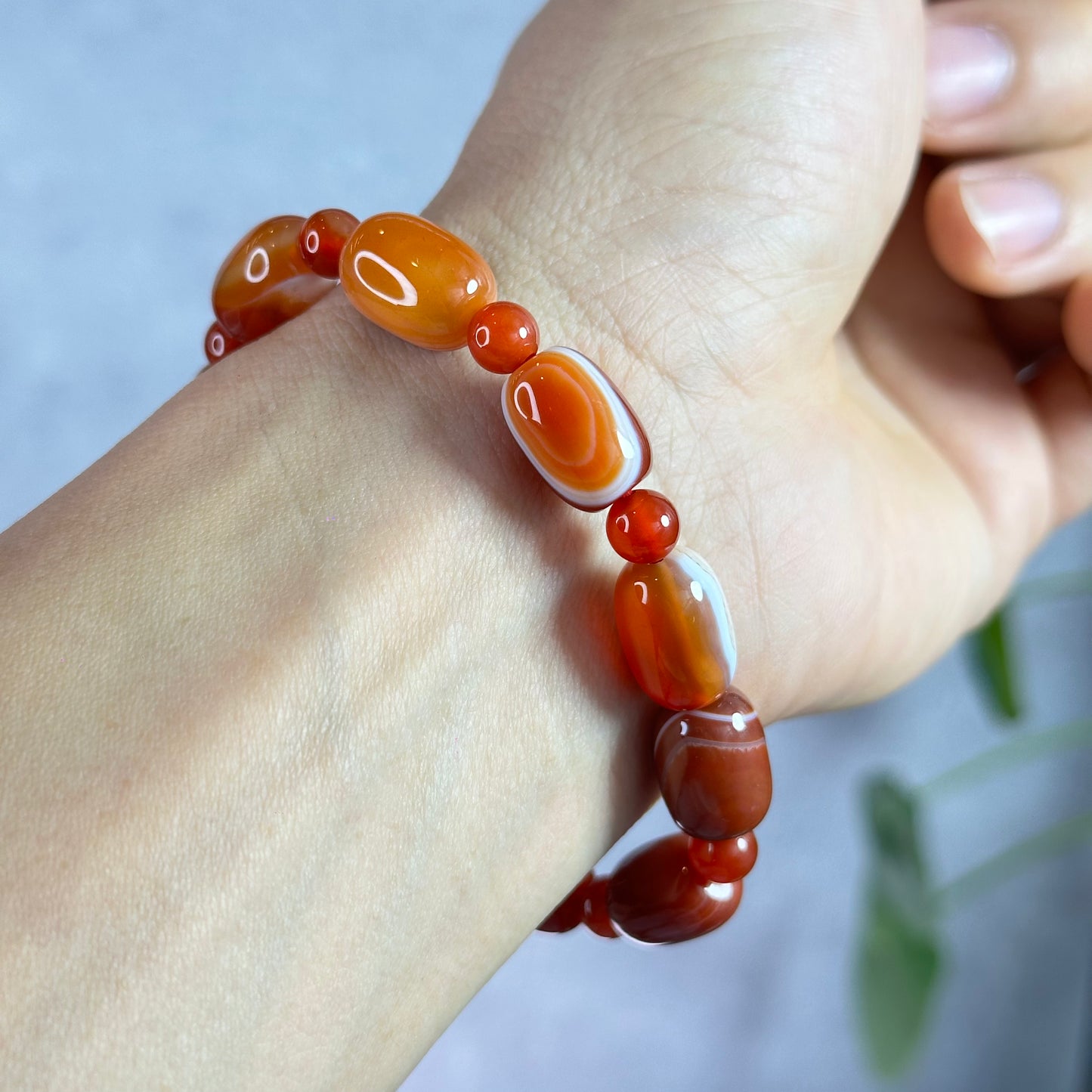 Lu Thong Natural Red Agate